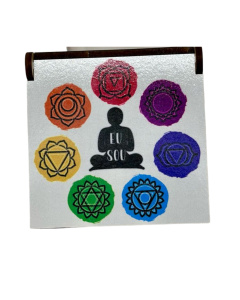 CAIXA MDF + PEDRAS CHAKRAS