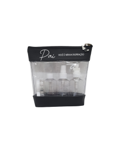 NECESSAIRE FRASCOS PAI INSPIRAÇÃO