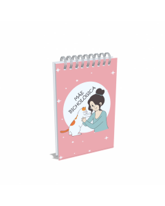 BLOCO ANOTAÇÕES MÃE BICHOLÓGICA GATO