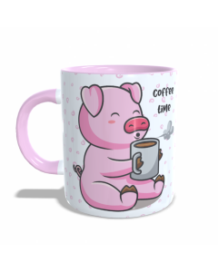 CANECA ROSA COFFEE TIME