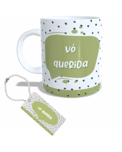 CANECA + CHAVEIRO VÓ