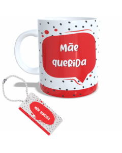 CANECA + CHAVEIRO MÃE