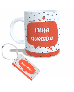 CANECA + CHAVEIRO FILHA