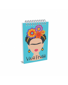 BLOCO ANOTAÇÕES AZUL FRIDA