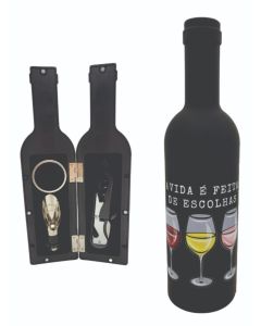 KIT ABRIDOR VINHO ESCOLHAS