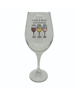 TAÇA VINHO ESCOLHAS