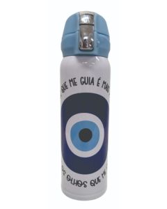 GARRAFA TERMICA BOTÃO OLHO GREGO