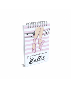 BLOCO DE ANOTAÇÕES BALLET