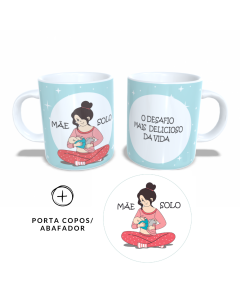 CANECA + ABAFADOR MÃE SOLO