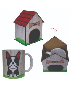 CANECA BULLDOG FRANCES + CASINHA
