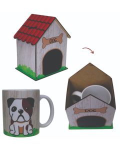 CANECA BULDOG INGLES + CASINHA