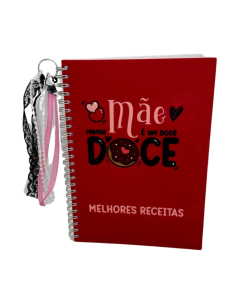 CADERNO DE RECEITAS DOCE DE MÃE