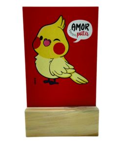 PLACA DE MESA CALOPSITA