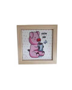 QUADRO AZULEJO COFFEE TIME