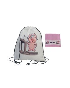 SACOCHILA + TOALHA GYM TIME