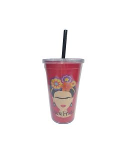 COPO CANUDO VERMELHO FRIDA