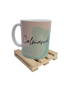 CANECA VERDE + PORTA COPOS CALMARIA