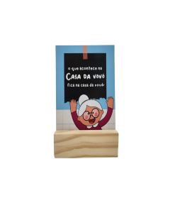 PLACA DE MESA CASA DA VOVÓ