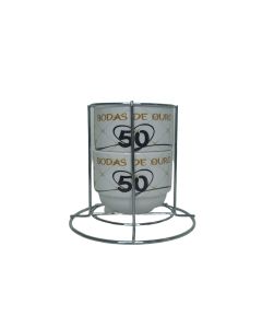 TORRE DE CANECAS BODAS DE OURO