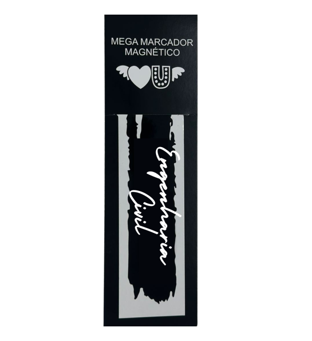 MARCADOR DE PÁGINA MAGNÉTICO ENGENHARIA CIVIL