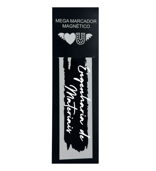 MARCADOR DE PÁGINA MAGNÉTICO ENGENHARIA DE MATERIAIS