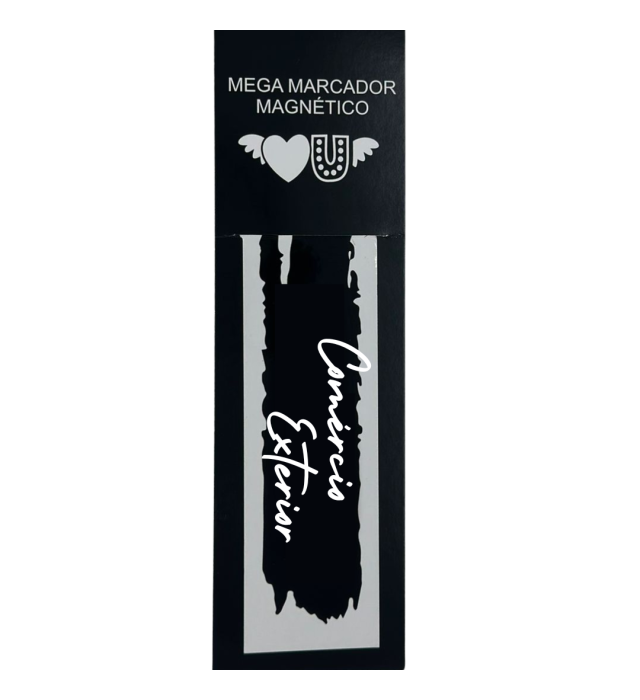 MARCADOR DE PÁGINA MAGNÉTICO COMÉRCIO EXTERIOR