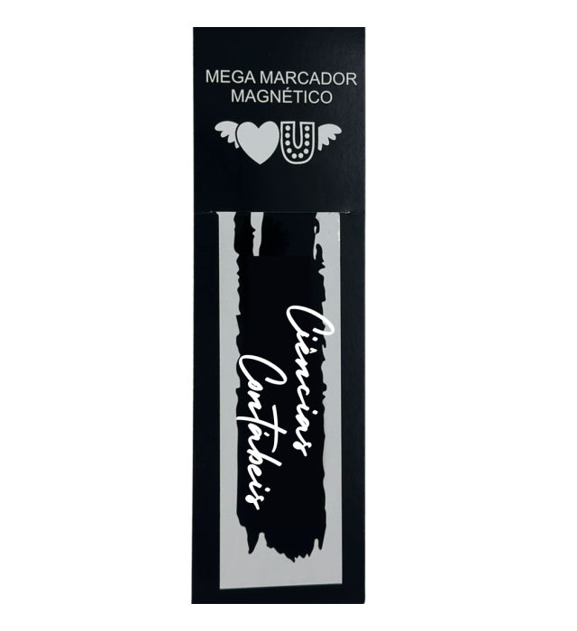 MARCADOR DE PÁGINA MAGNÉTICO CIÊNCIAS CONTÁBEIS