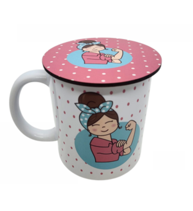 CANECA COM ABAFADOR EMPODERE-SE