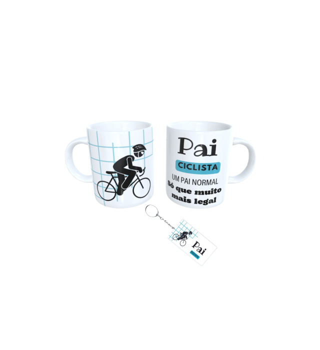 CANECA PAI CICLISTA
