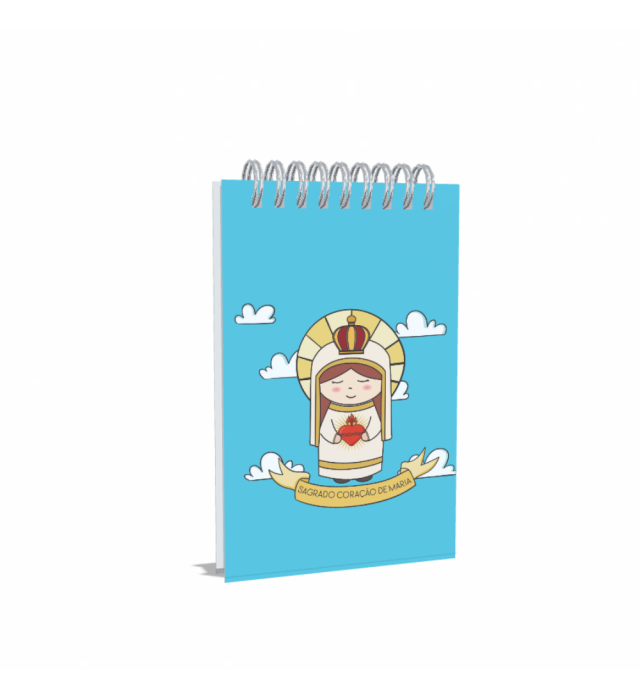 BLOCO DE ANOTAÇÕES SAGRADO CORAÇÃO DE MARIA