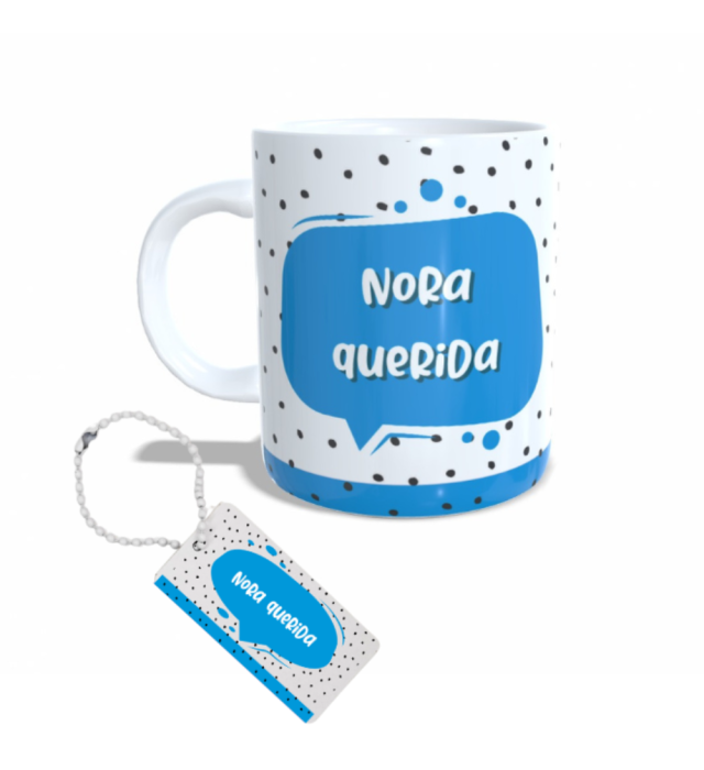 CANECA + CHAVEIRO NORA