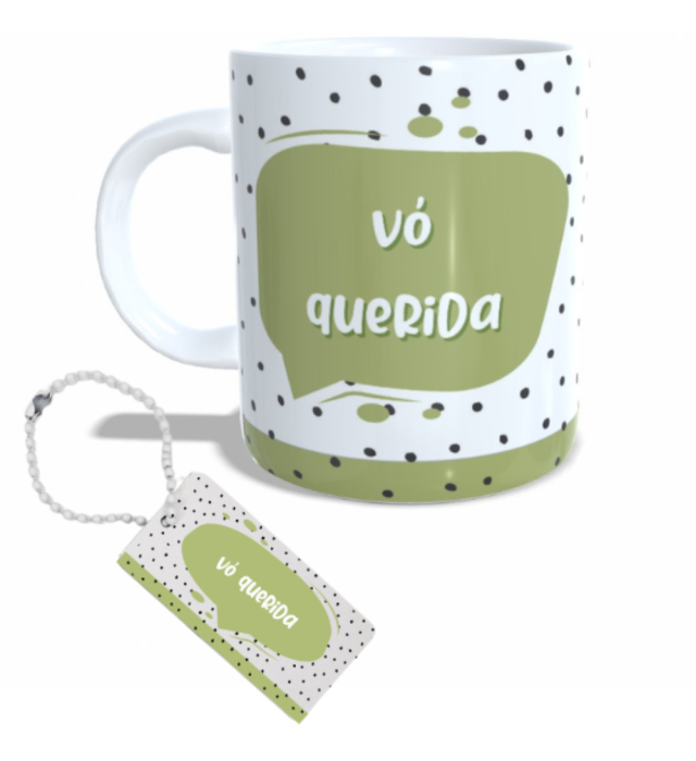 CANECA + CHAVEIRO VÓ