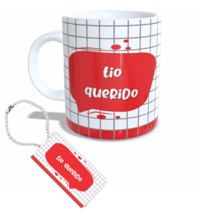 CANECA + CHAVEIRO TIO