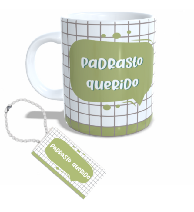 CANECA + CHAVEIRO PADRASTO