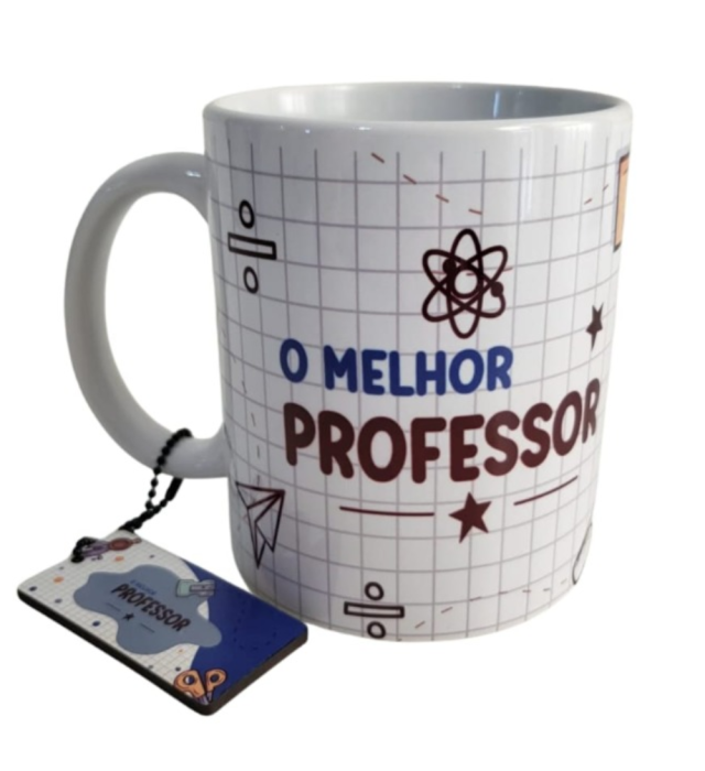 CANECA + CHAVEIRO MELHOR PROFESSOR