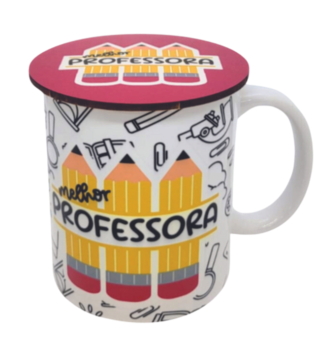CANECA + ABAFADOR MELHOR PROFESSORA