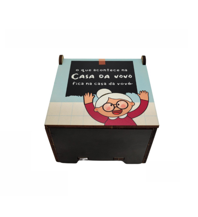 CAIXA DE CHÁ CASA DA VOVÓ