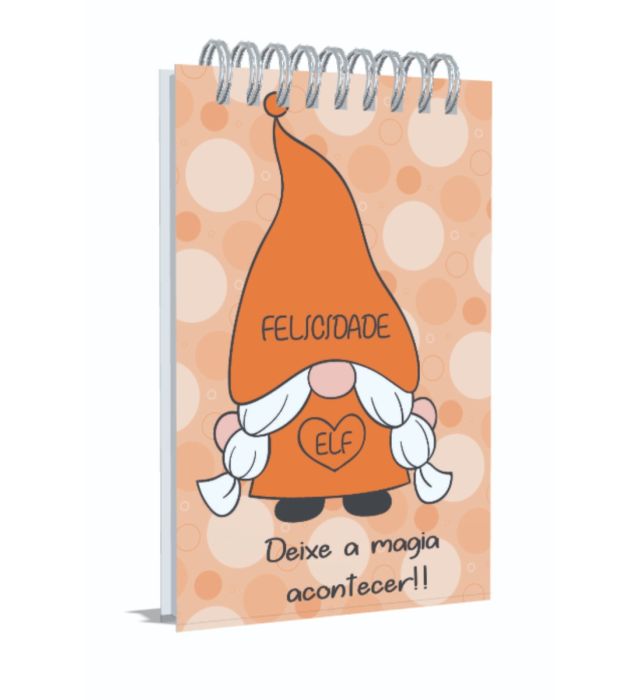 BLOCO ANOTAÇOES FELICIDADE