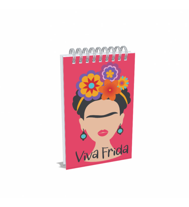 BLOCO ANOTAÇÕES VERMELHO FRIDA