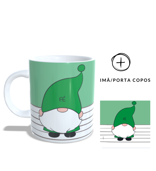 CANECA + IMÃ FÉ