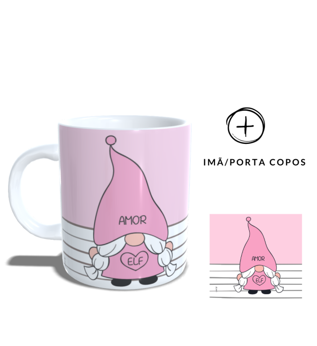 CANECA + IMÃ AMOR