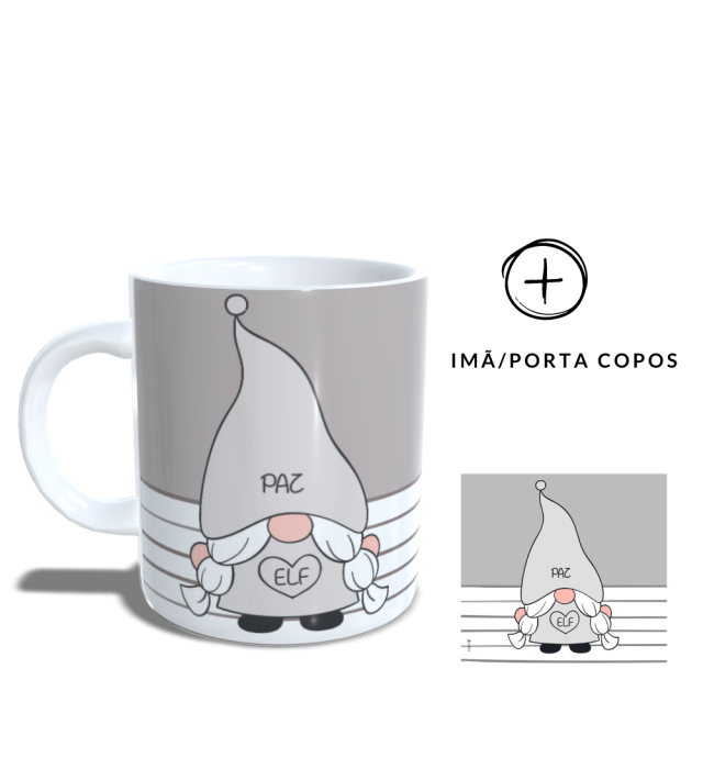 CANECA + IMÃ PAZ