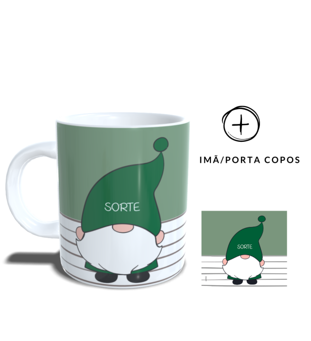 CANECA + IMÃ SORTE
