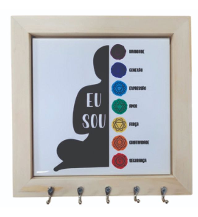 PORTA CHAVES CHAKRAS