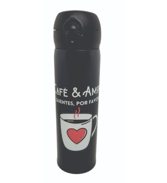 GARRAFA TÉRMICA CAFÉ E AMOR