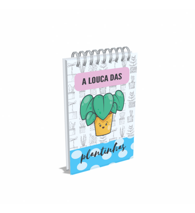 BLOCO ANOTAÇÕES PLANTINHAS