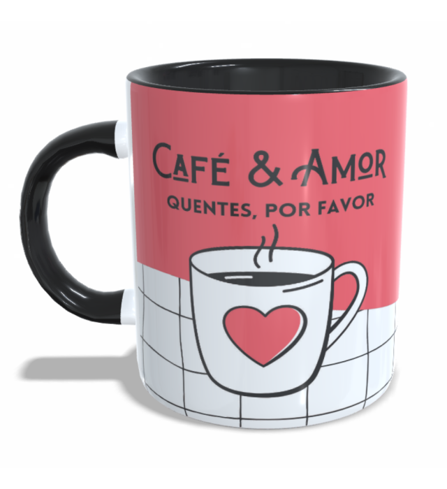 CANECA CAFÉ E AMOR