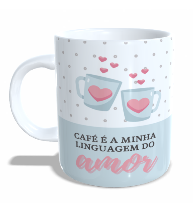 CANECA CAFÉ LINGUAGEM