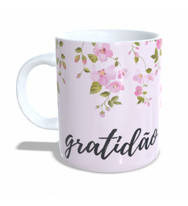 CANECA GRATIDÃO VALORES