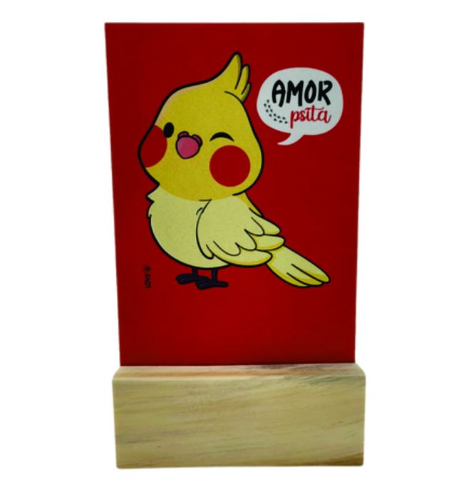 PLACA DE MESA CALOPSITA